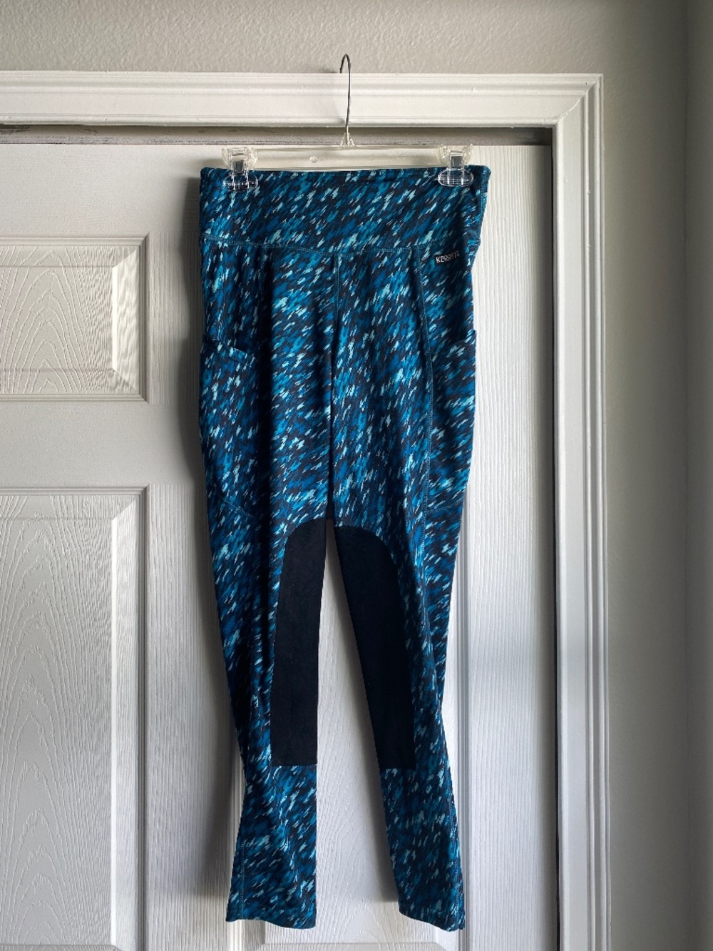 Kerrits riding pants size small teal green and black